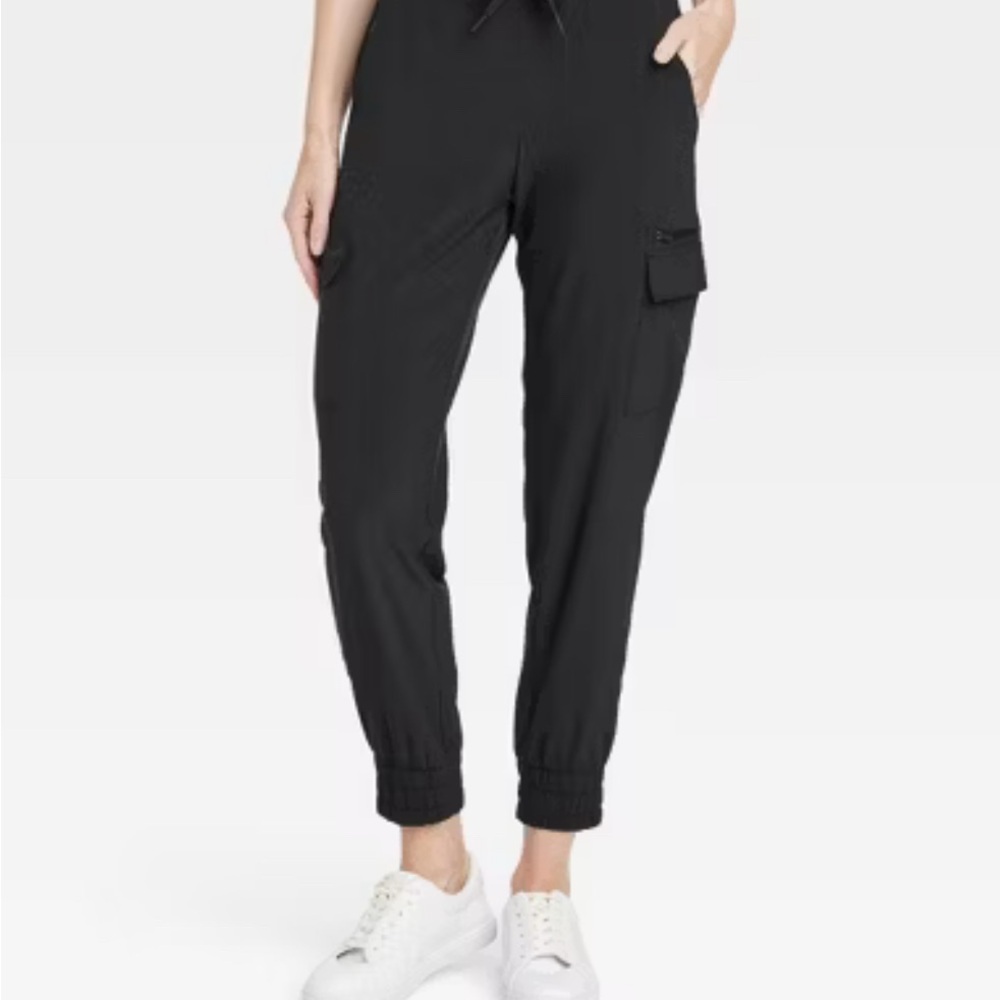All in Motion Black Track Pants with Athleisure Style